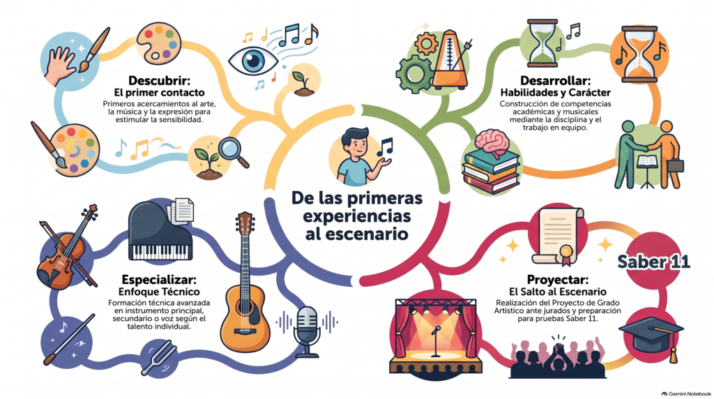 etapas de formación artística integral